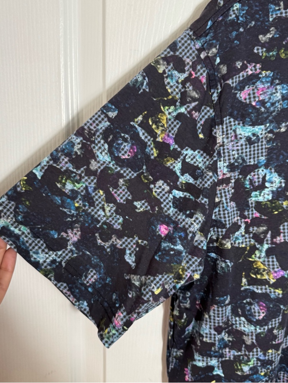 Bugatchi Abstract Print Polo Shirt Size XL Dark Multicolor - Picture 6 of 8